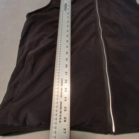 Chaps Men's Size 2XL Golf Sleeveless Full Zip Pockets Woven Vest Black - Picture 3 of 8